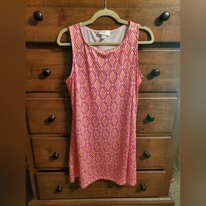 Viv & Lou Wanderlust Pink and Orange Dress.  SIZE S/M. NWT